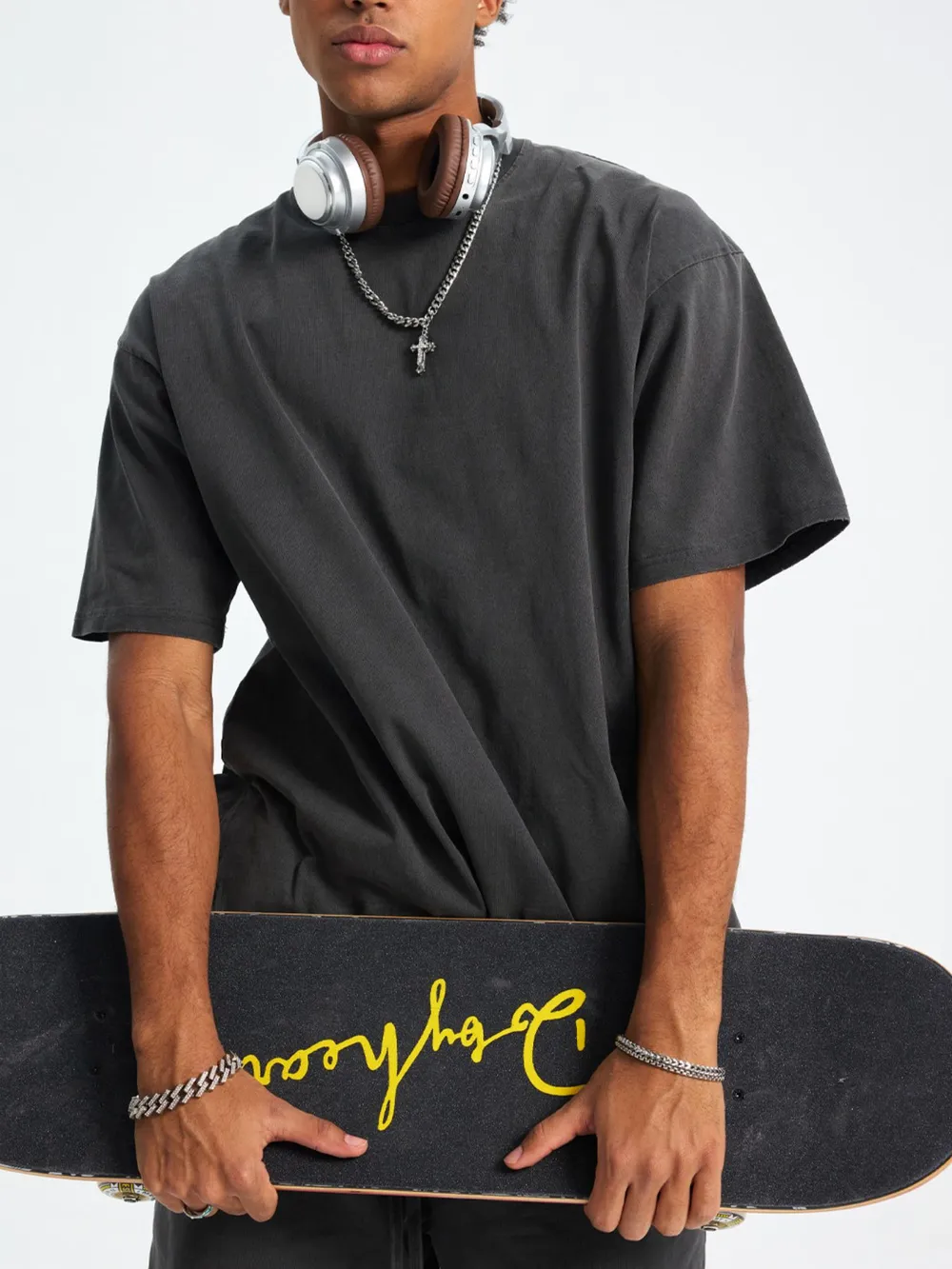 Men's Casual Oversized Cotton T-Shirt, image 11