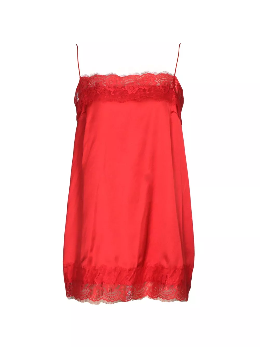 Lace Trimmed Satin Cami, image 5