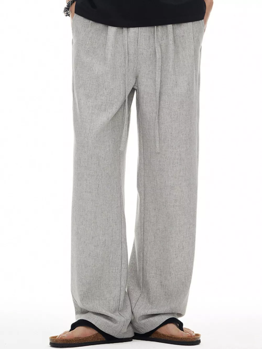 Men's Plus Size Wide Leg Pants, image 2