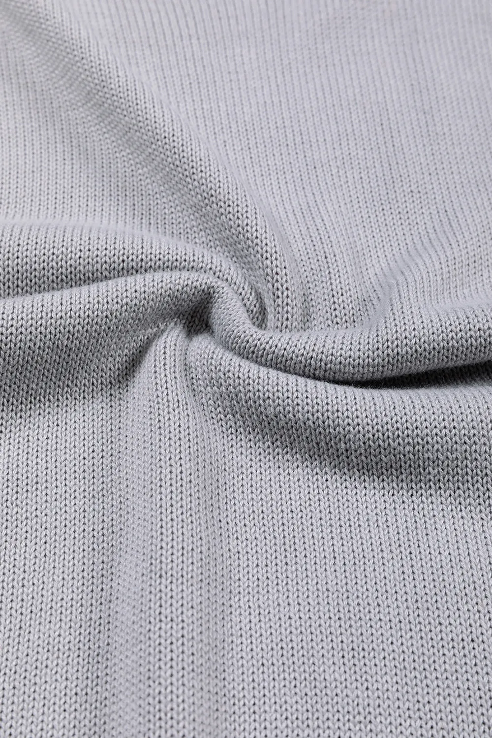 Contrast Round Neck Dropped Shoulder Sweater, image 7