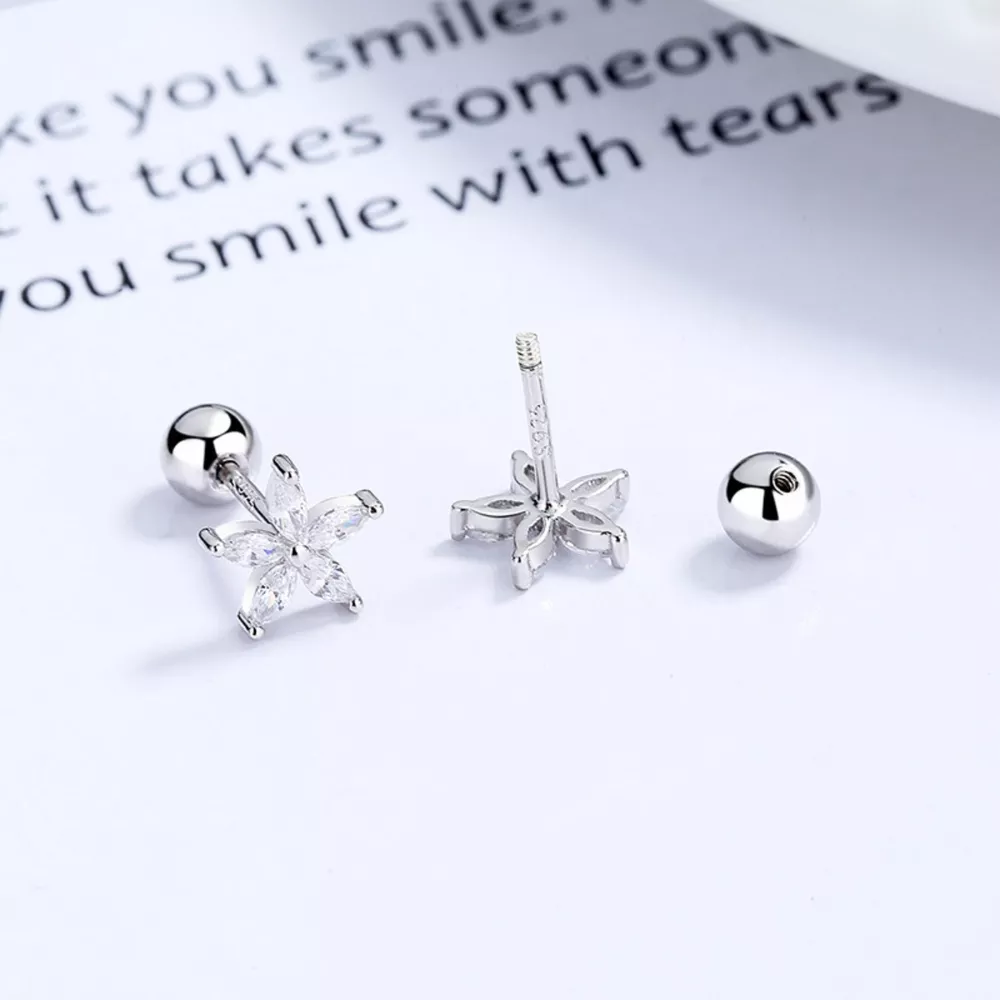 Flower Stud Earrings, image 5