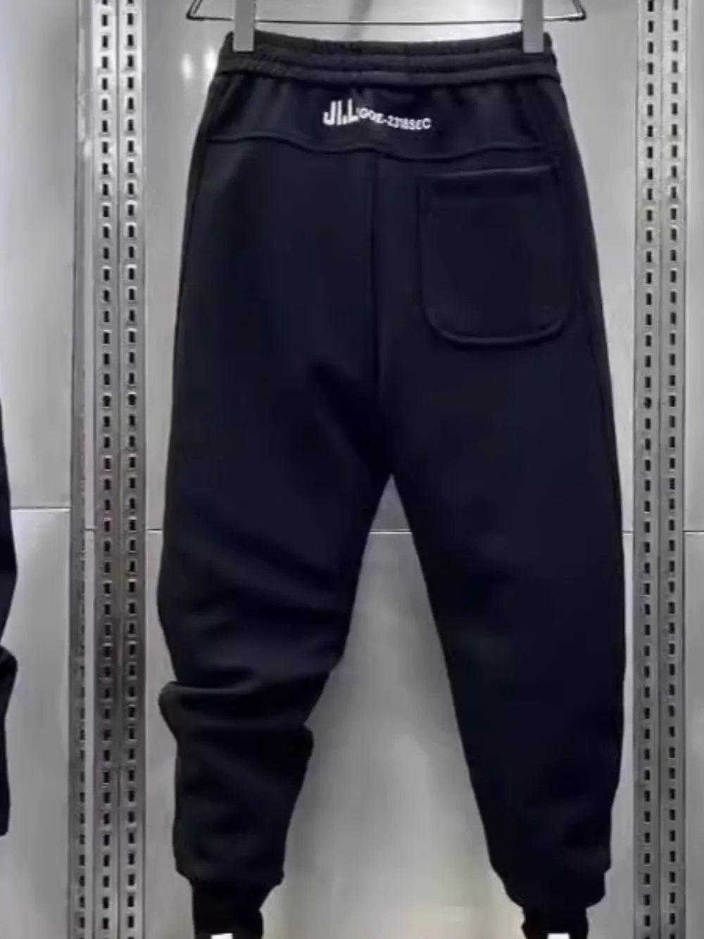 Men's Plus Size Drawstring Joggers with Pockets, image 2