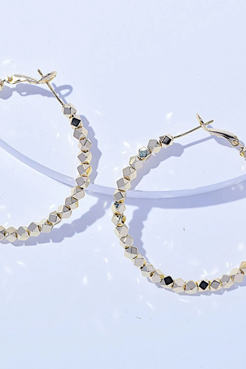Alloy Hoop Earrings, image 2