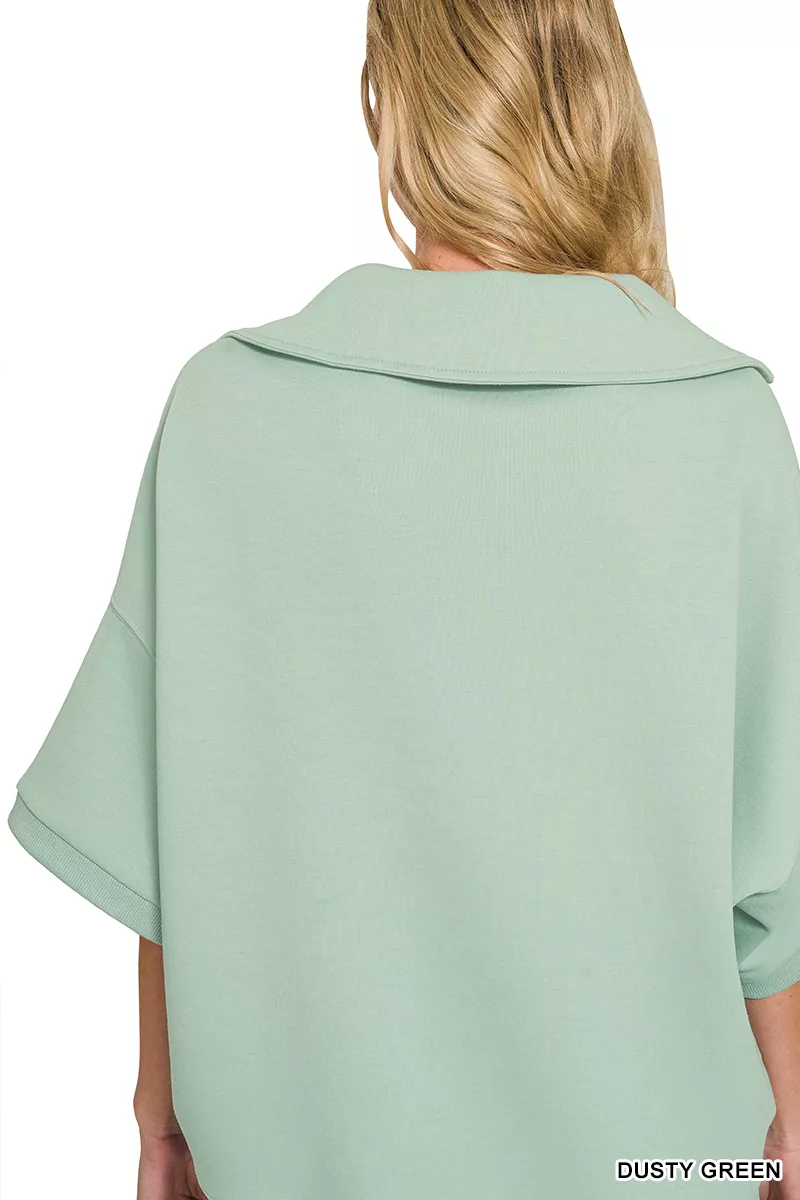Scuba Collared Short Sleeve Pullover, image 5