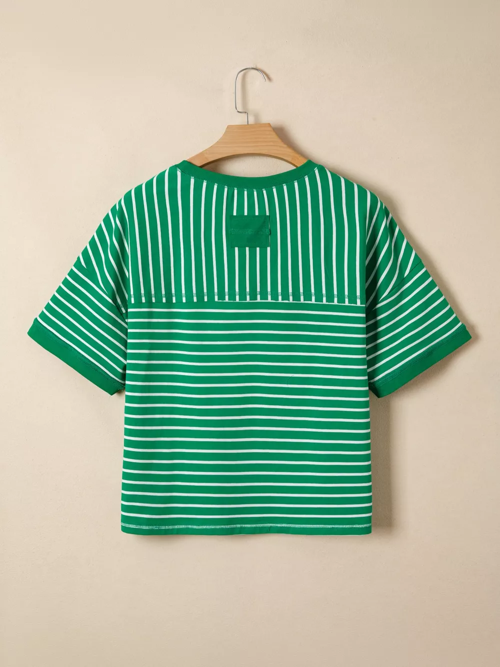 Striped Short Sleeve Relaxed-Fit T-Shirt, image 9