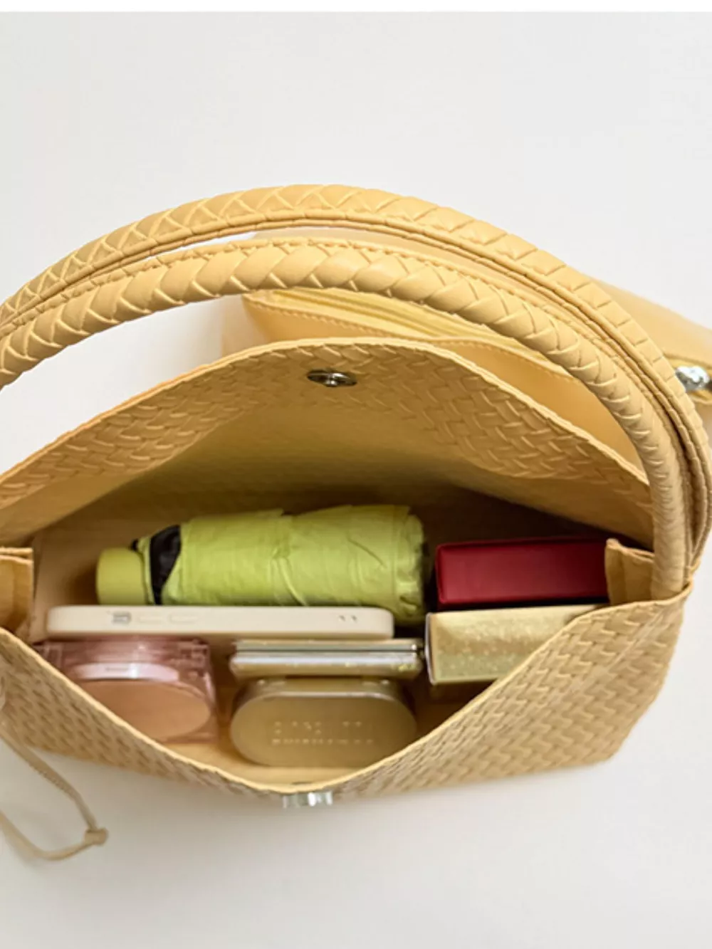 Woven Leather Shoulder Bag, image 9