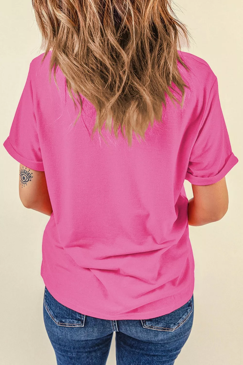 Starfish Graphic Round Neck T-Shirt, image 4