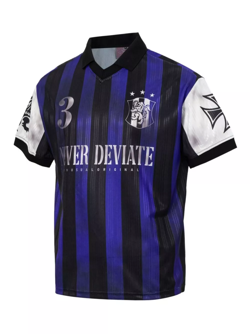 Men's Striped Soccer Jersey T-Shirt, image 3