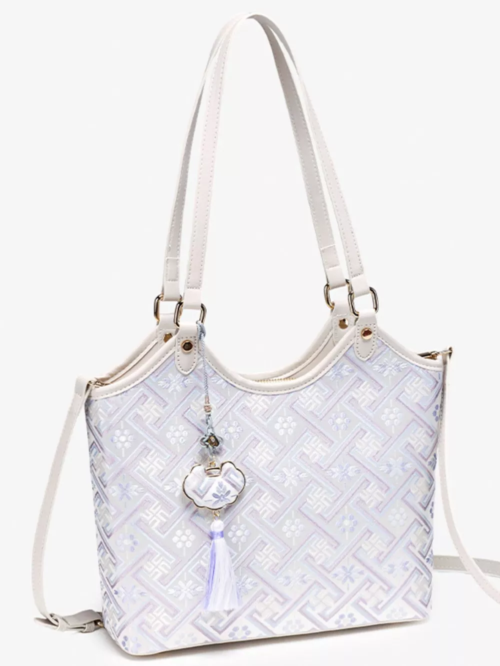 Geometric Pattern Shoulder Bag, image 4