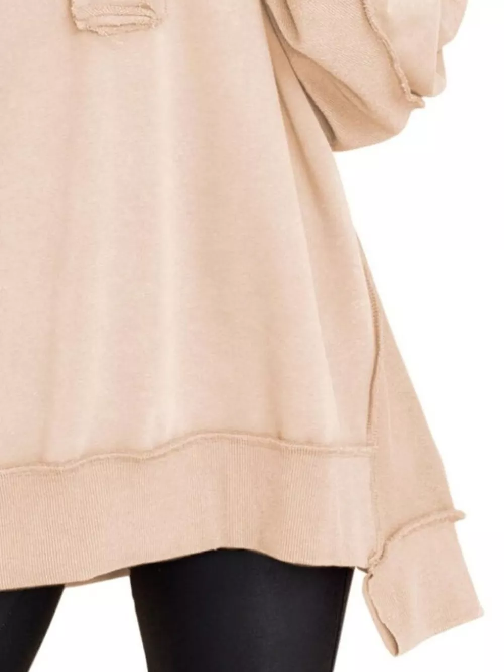 Half Snap Long Sleeve Sweatshirt, image 3