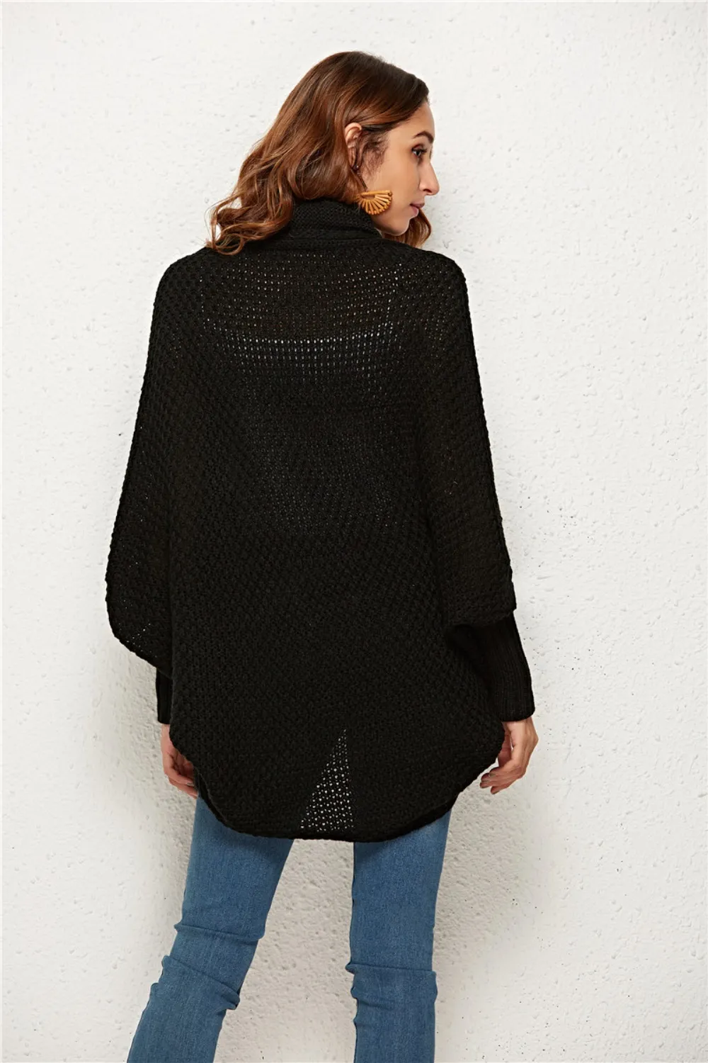 Open Front Batwing Sleeve Cardigan, image 18