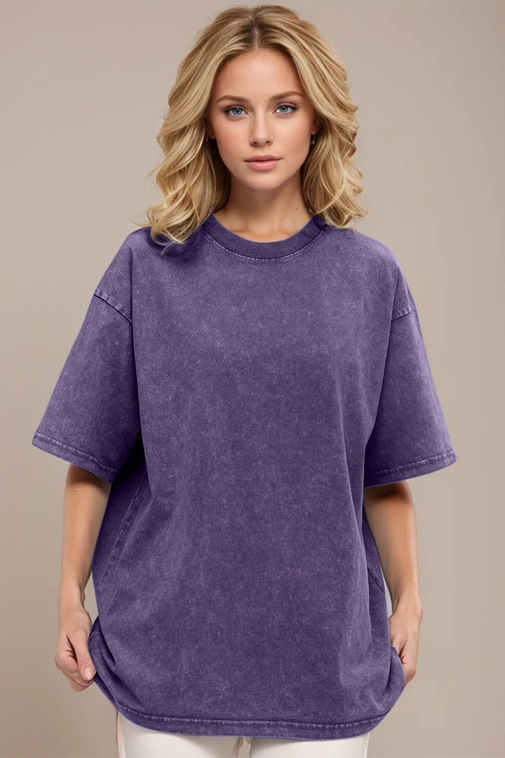 Round Neck Half Sleeve T-Shirt, image 21
