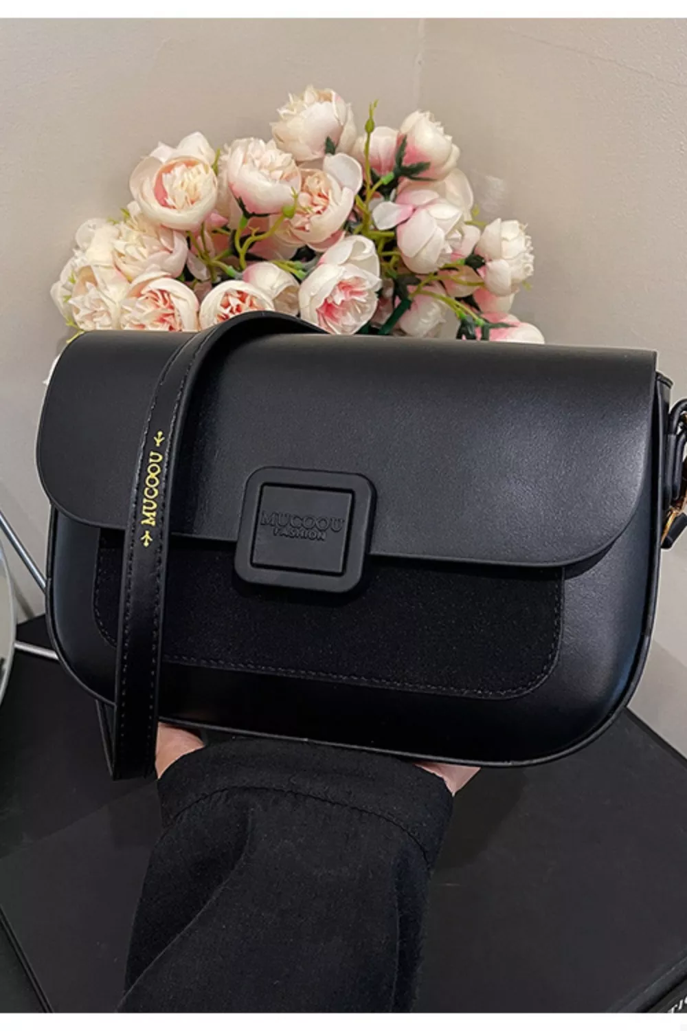 Flap Closure Shoulder Bag, image 4