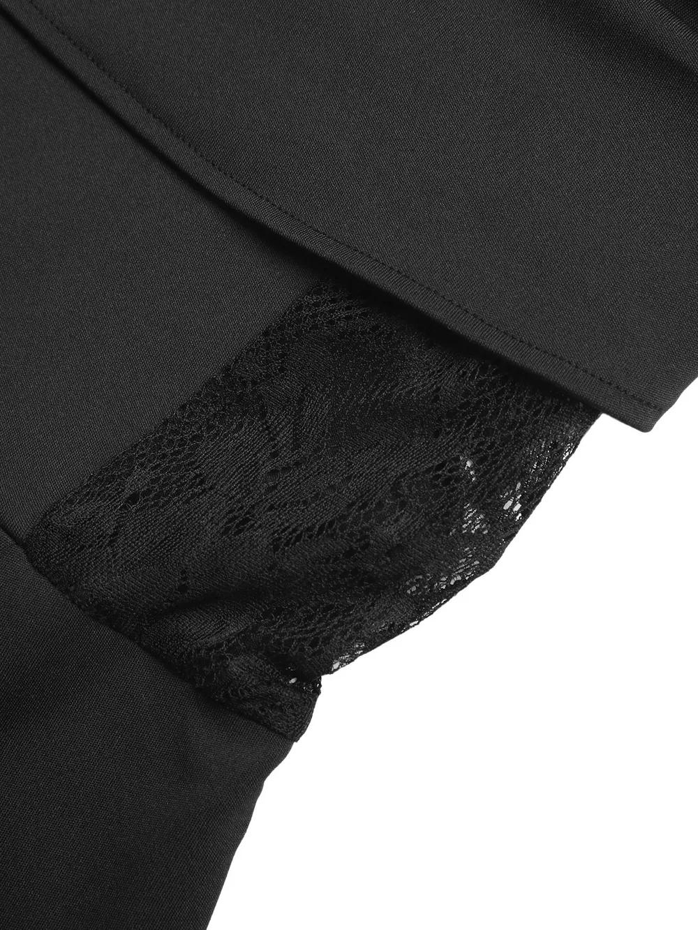 Lace Trim Wide Leg Jumpsuit, image 7