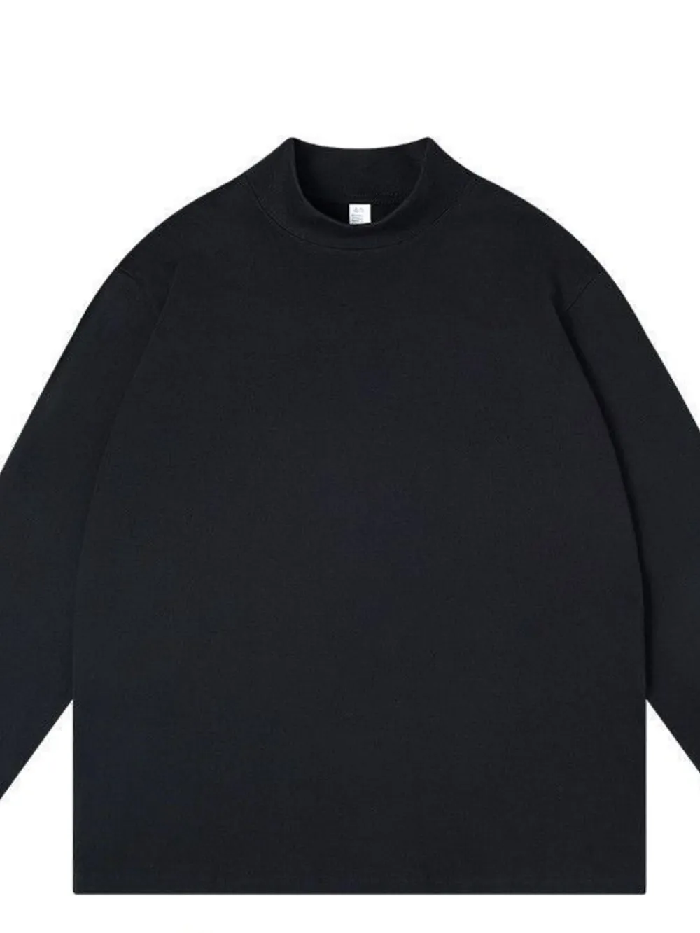 Men's Plus Size Crew Neck Long Sleeve Top