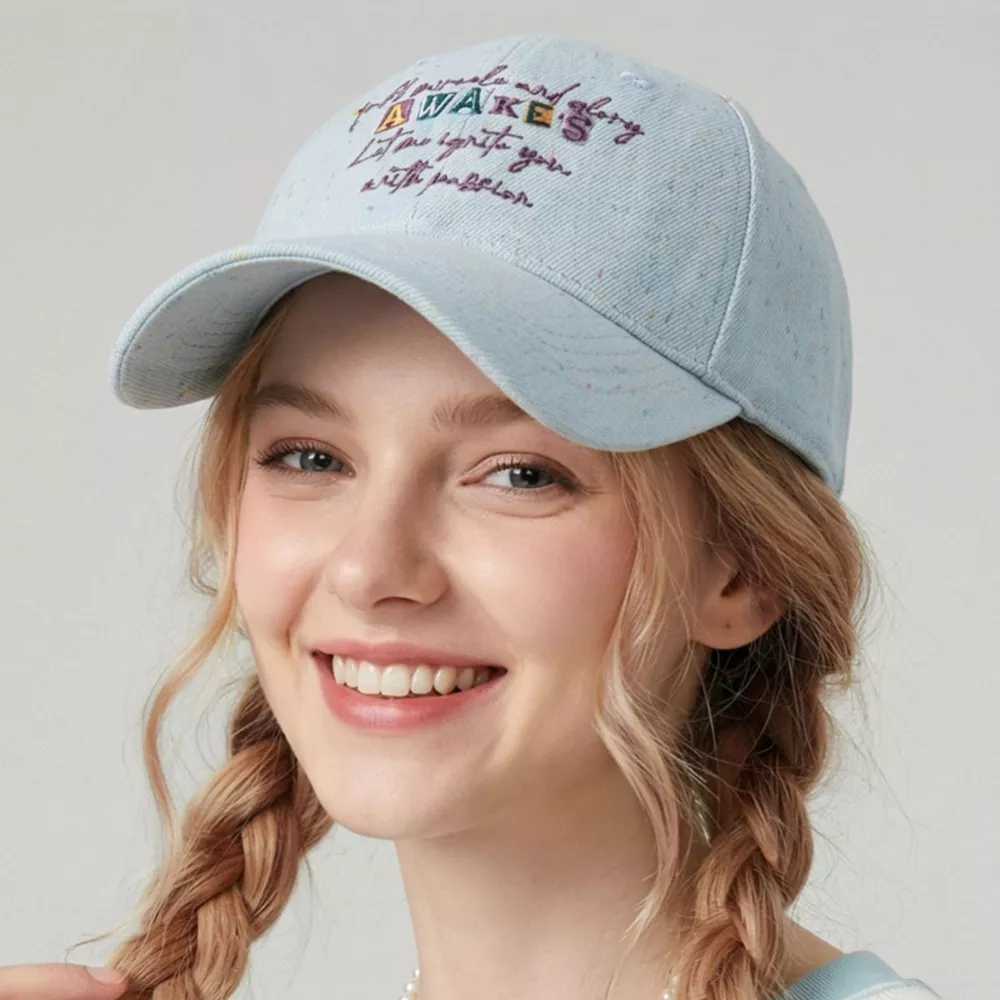 Letter Embroidered Baseball Cap, image 4