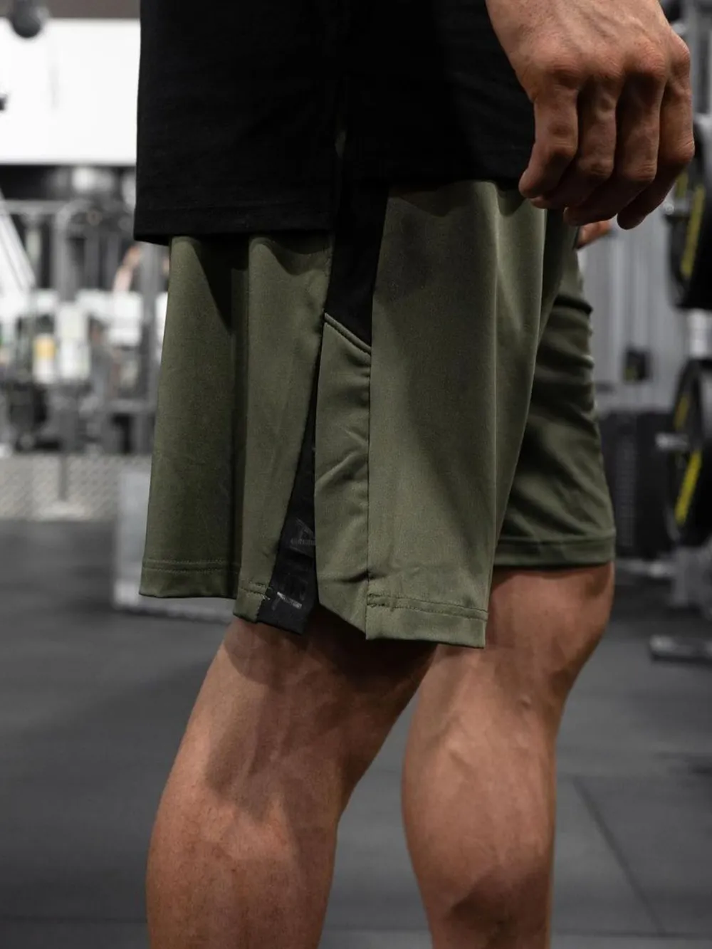 Men's Plus Size Side Slit Shorts, image 2