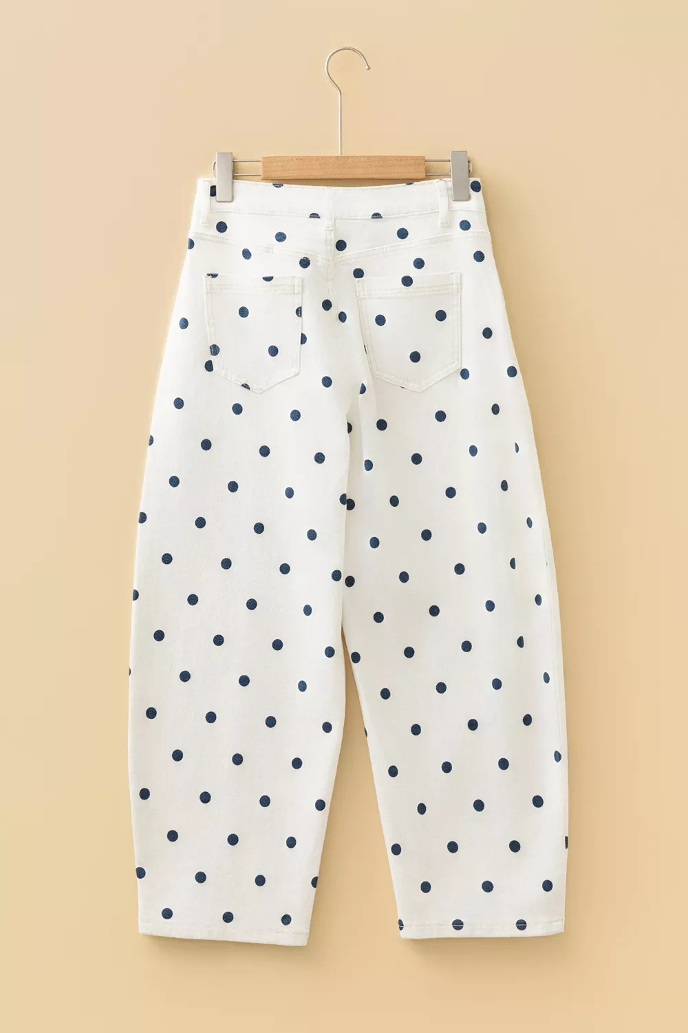 Polka Dot Wide-Leg Jeans, image 7