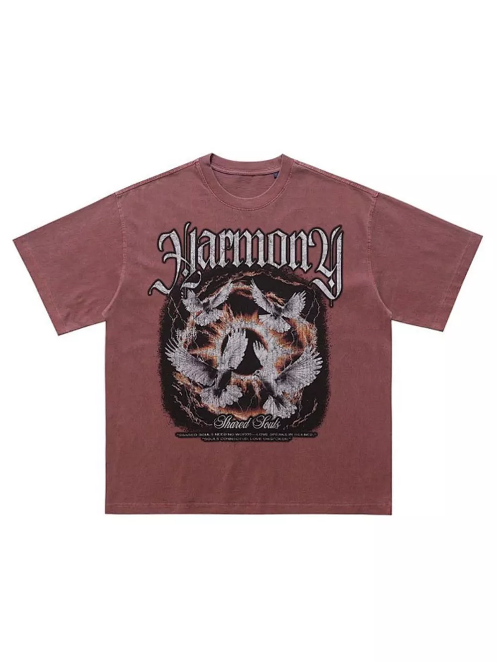 Men's Vintage Graphic Washed T-Shirt, image 4