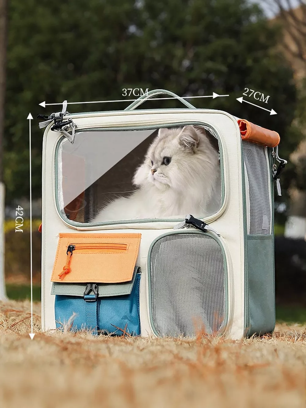 Rolling Pet Carrier with Telescopic Handle, image 5