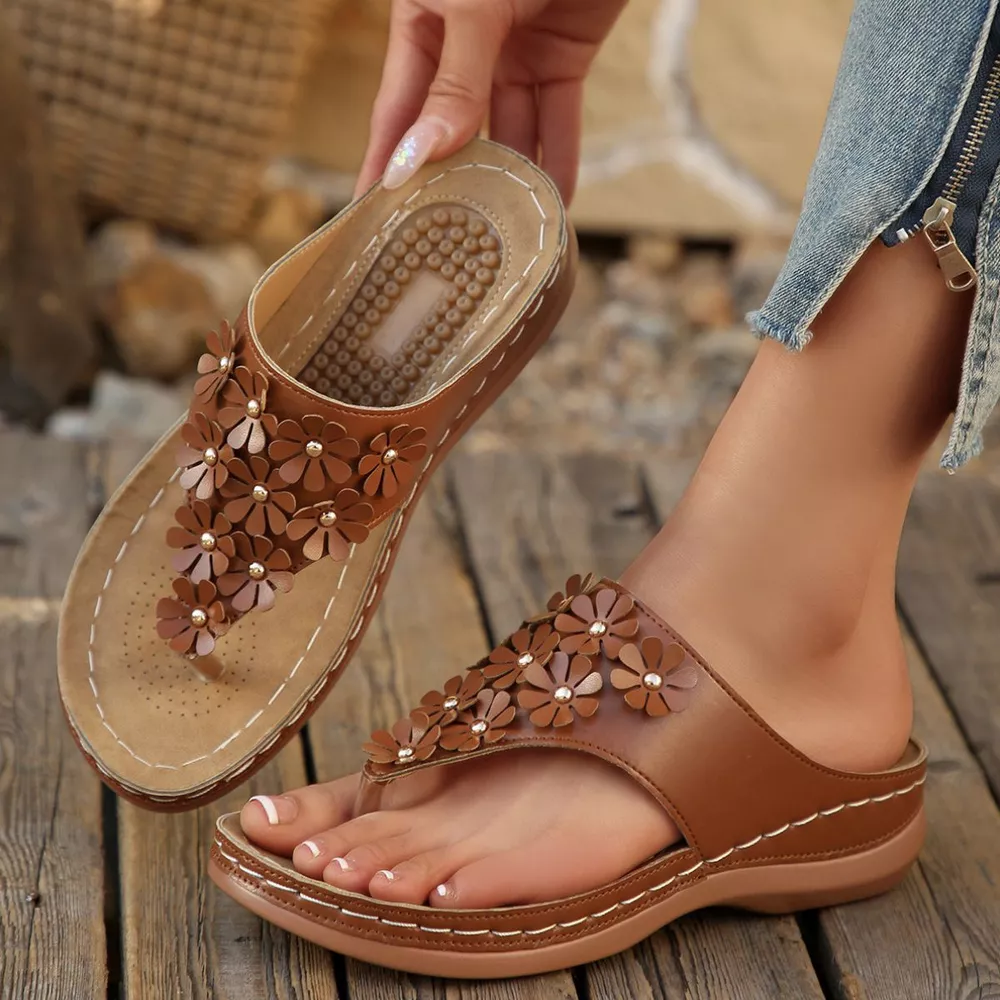 Toe Post Flats Sandals, image 13