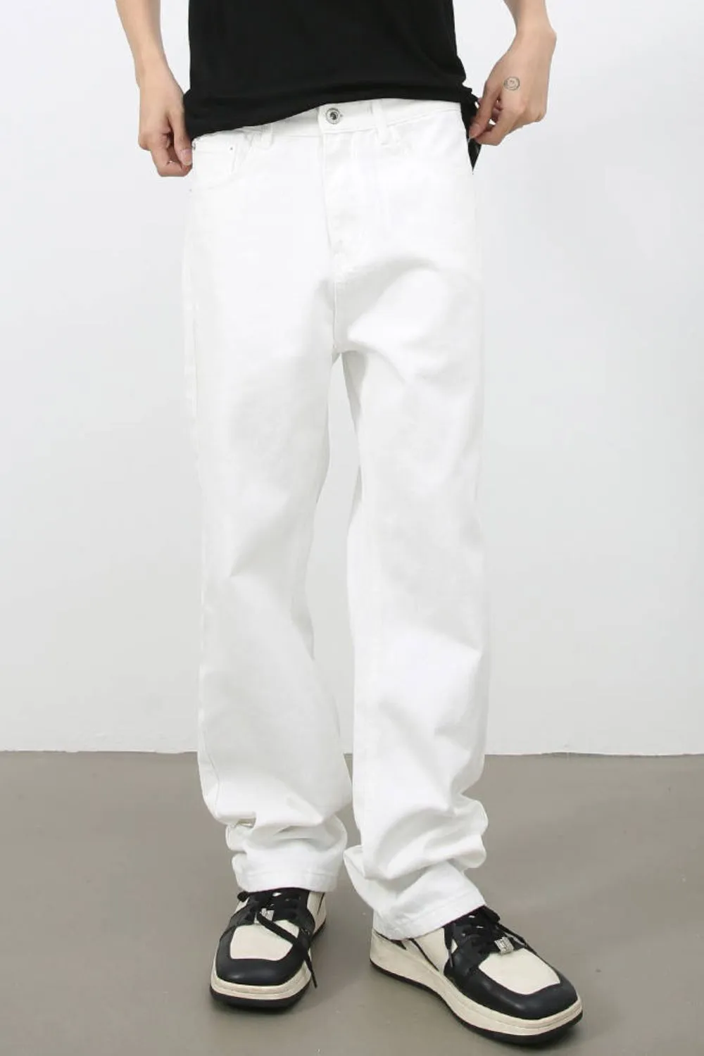 Men's Mid Rise Jeans with Pockets, image 5