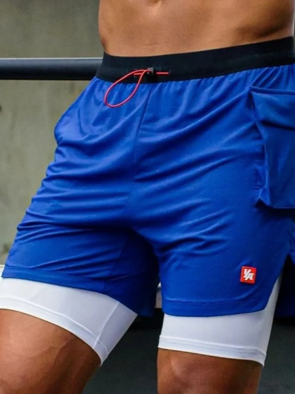 Men's Plus Size Drawstring Shorts, image 6