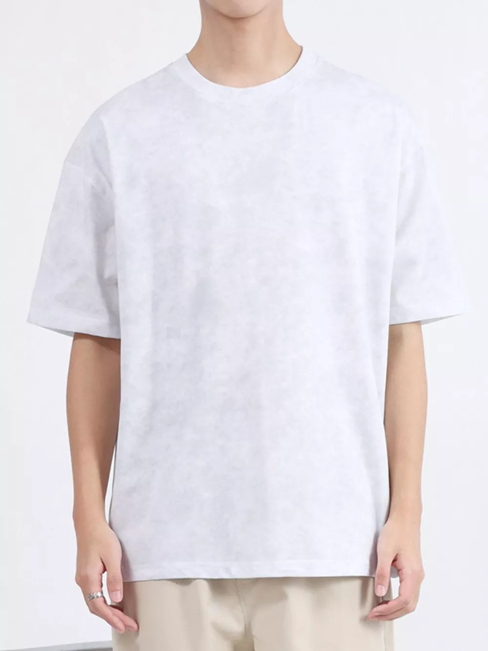 Men's Plus Size Round Neck Short Sleeve T-Shirt, image 11