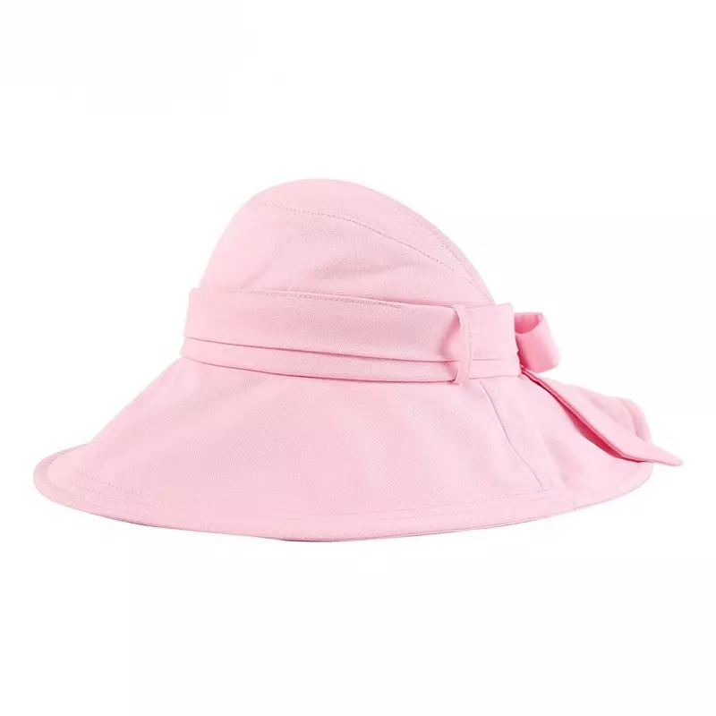 Wide Brim Sun Visor Hat with Ribbon, image 5