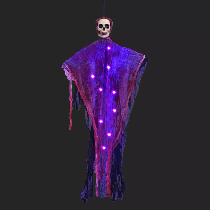 Halloween Lighted Hanging Skeleton Ghost 4 Piece Set, image 3