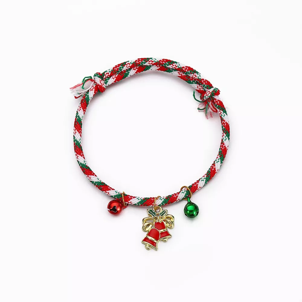 Christmas Charm Braided Rope Bracelet, image 6