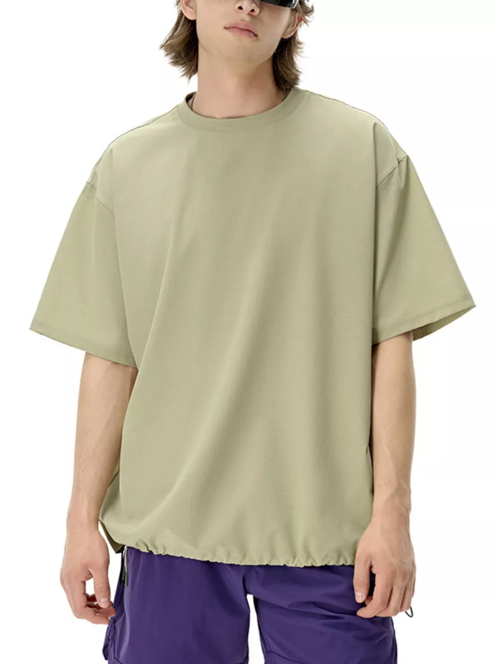 Men's Drawstring Hem Quick-Dry T-Shirt, image 2