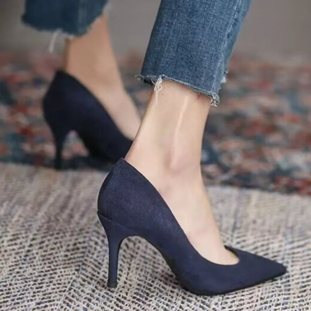 Point Toe Stiletto Pumps, image 4