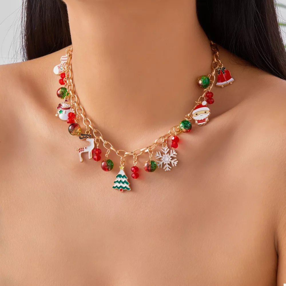 Christmas Themed Charm Necklace, image 5