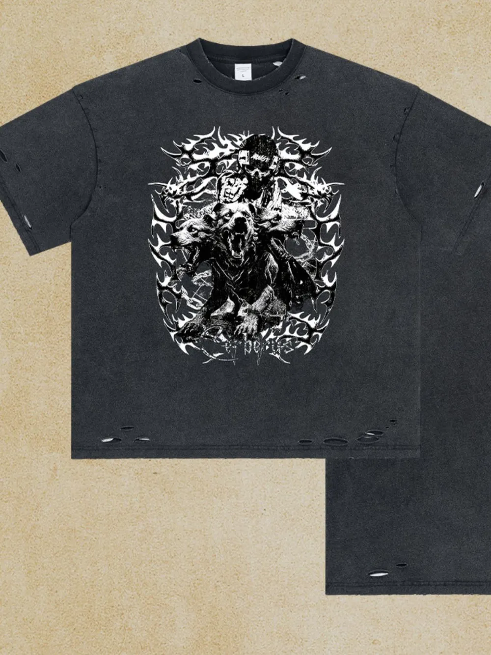 Men's Graphic Round Neck Half Sleeve T-Shirt, image 5