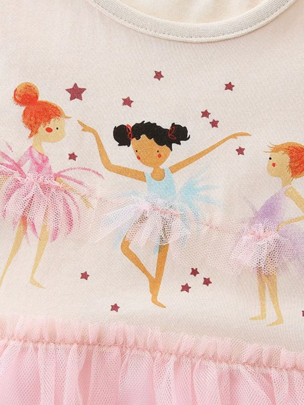 Children's Ballerina Graphic Tulle Dress, image 3