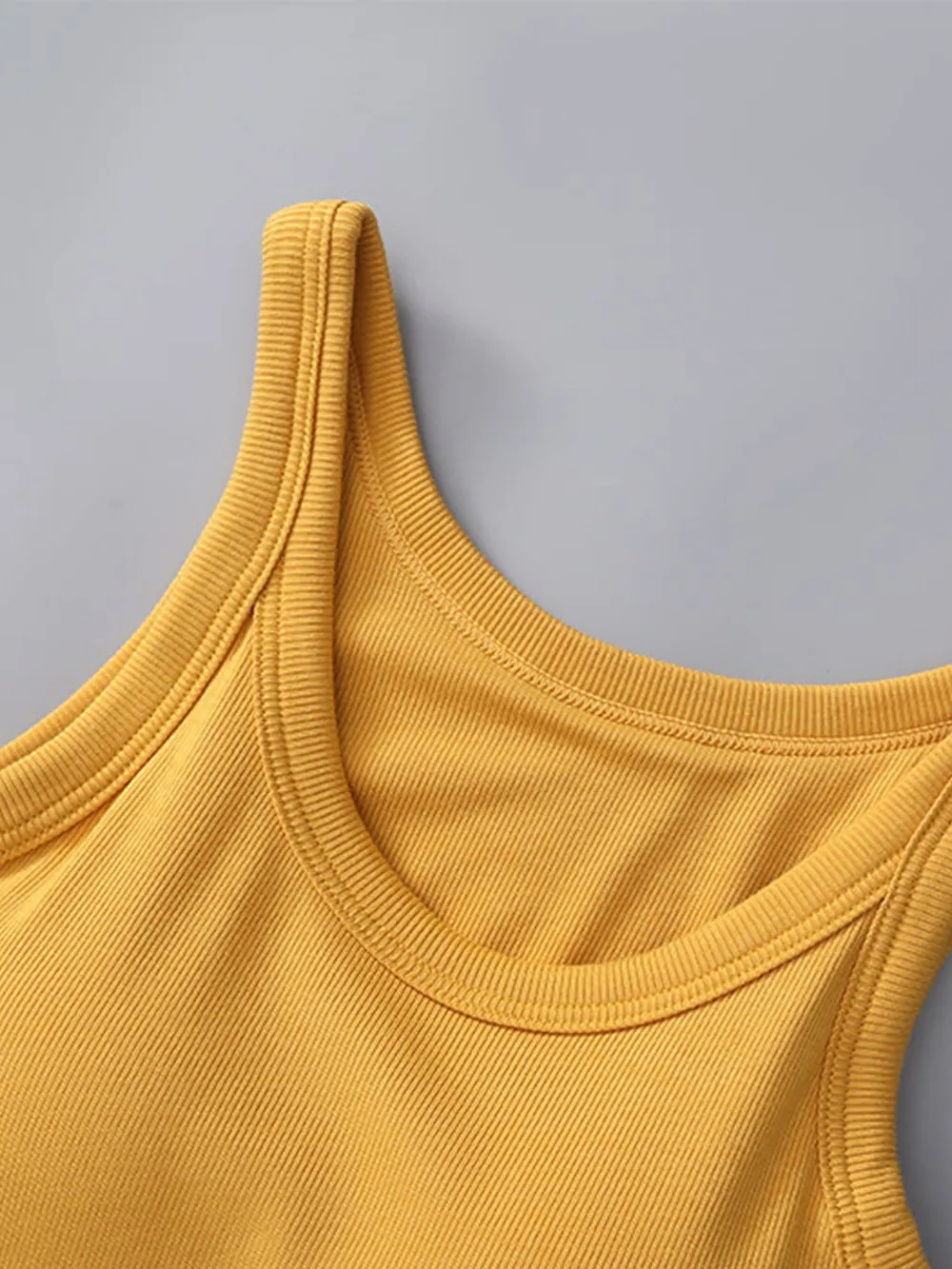 Round Neck Tank with Bra, image 11