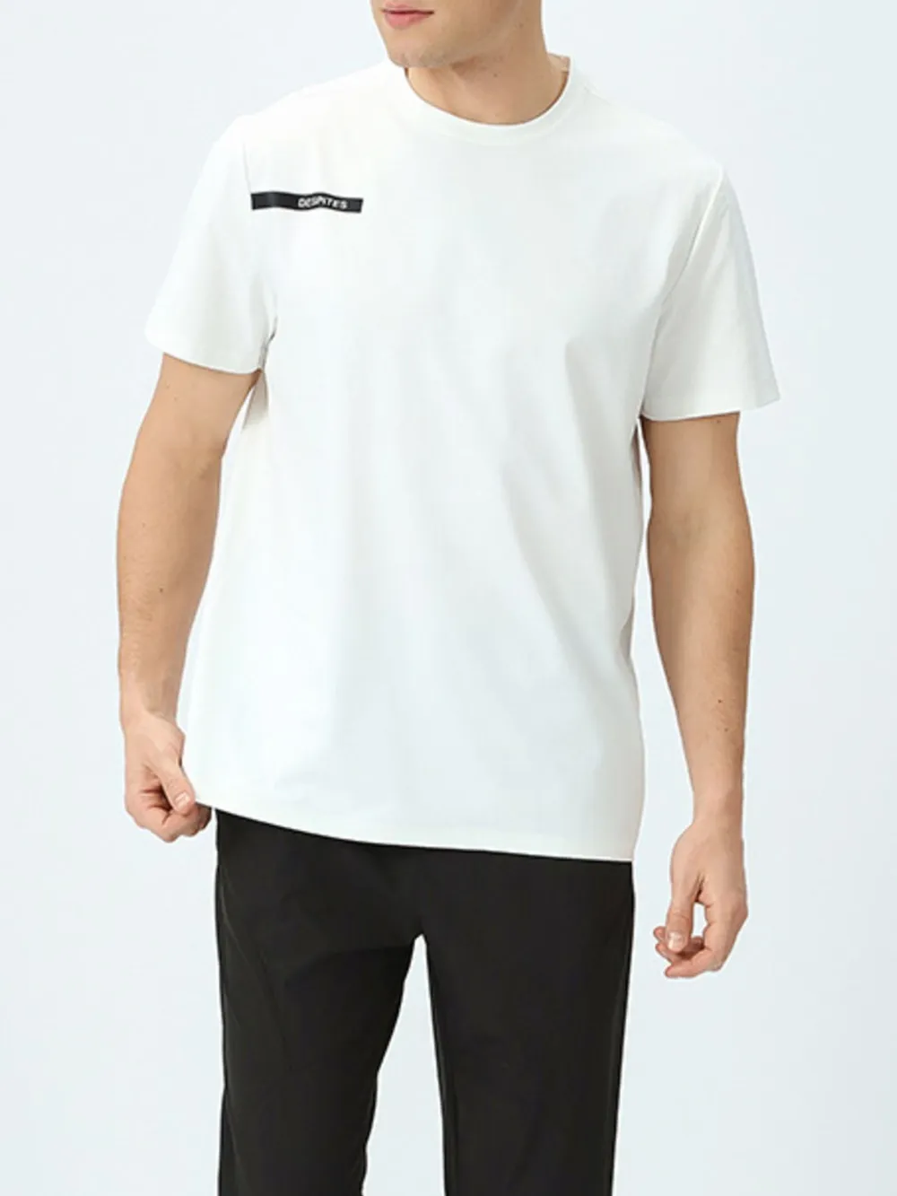 Men's Plus Size Basic Style Round Neck Short Sleeve T-Shirt, image 4
