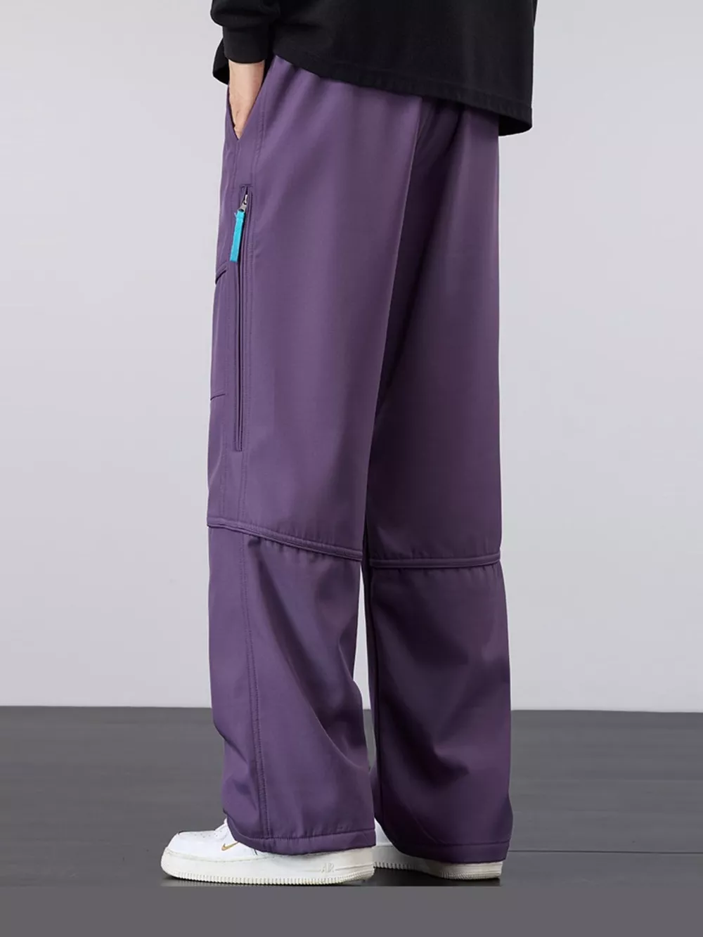 Men's Plus Size Casual Loose Fit Cargo Pants, image 3