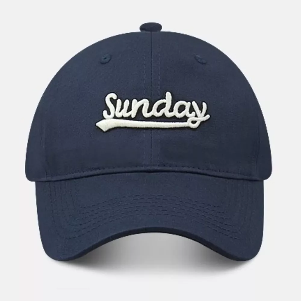 Casual "Sunday" Embroidered Baseball Cap, image 5