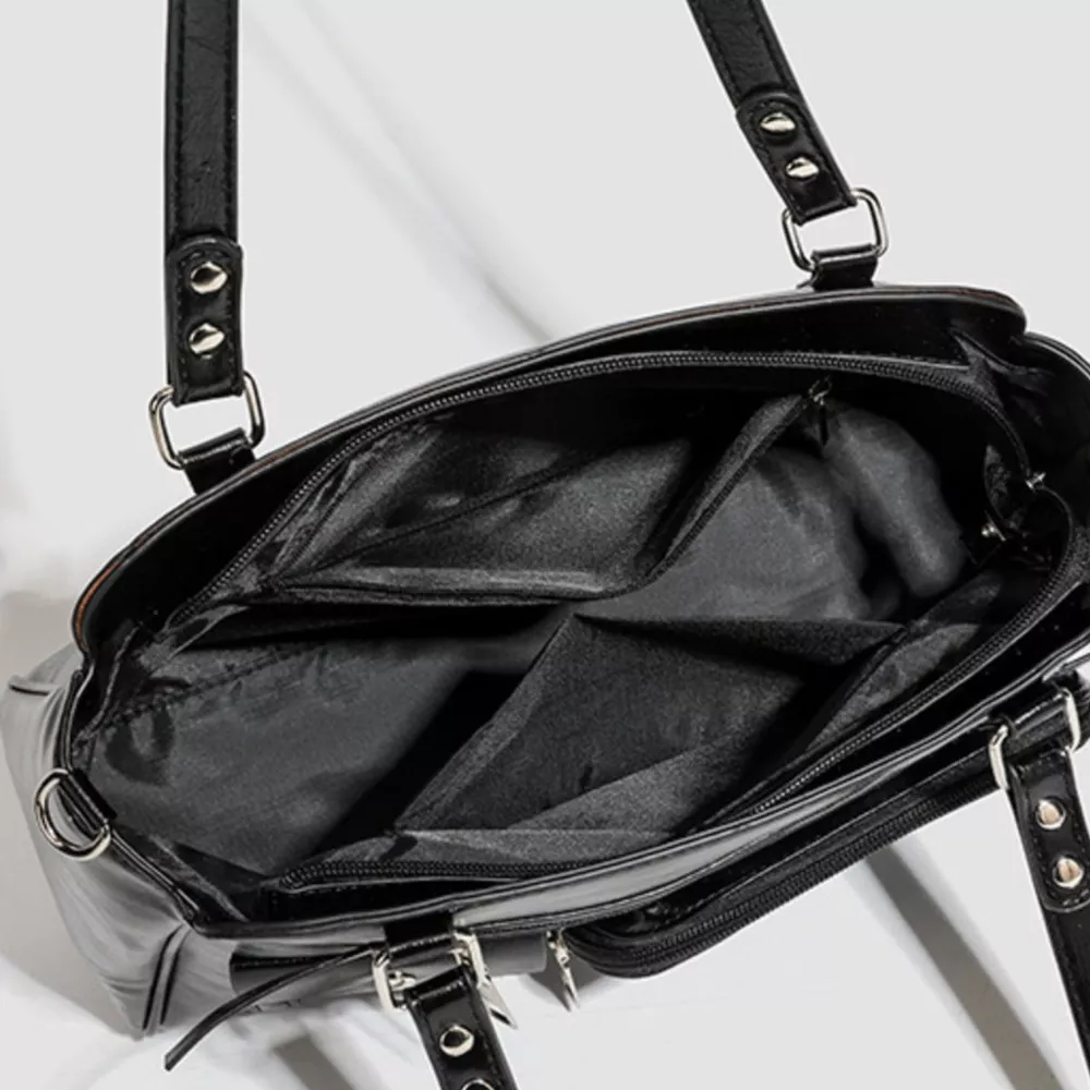 Multi-Pocket Clear Window Shoulder Bag, image 10
