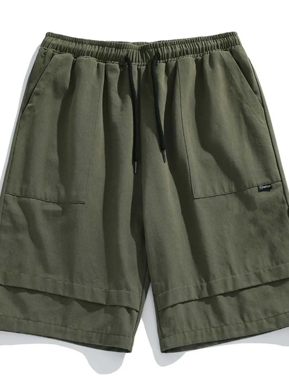 Men's Plus Size Drawstring Shorts with Pockets, image 6