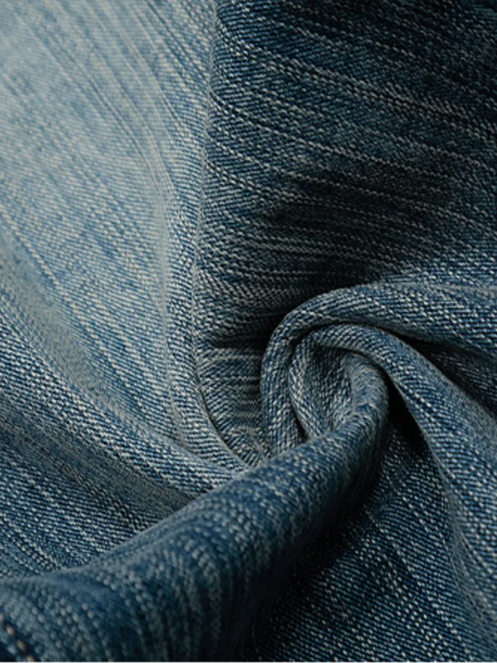 Men's Studded Washed Wide-Leg Jeans, image 7