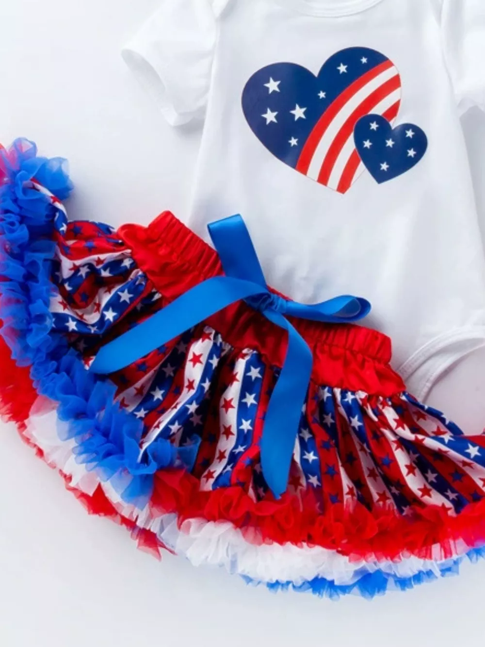 Children's Patriotic 4th of July 4 Piece Outfit Set, image 3