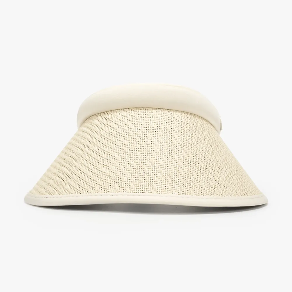 Solid Adjustable Weave Visor, image 3