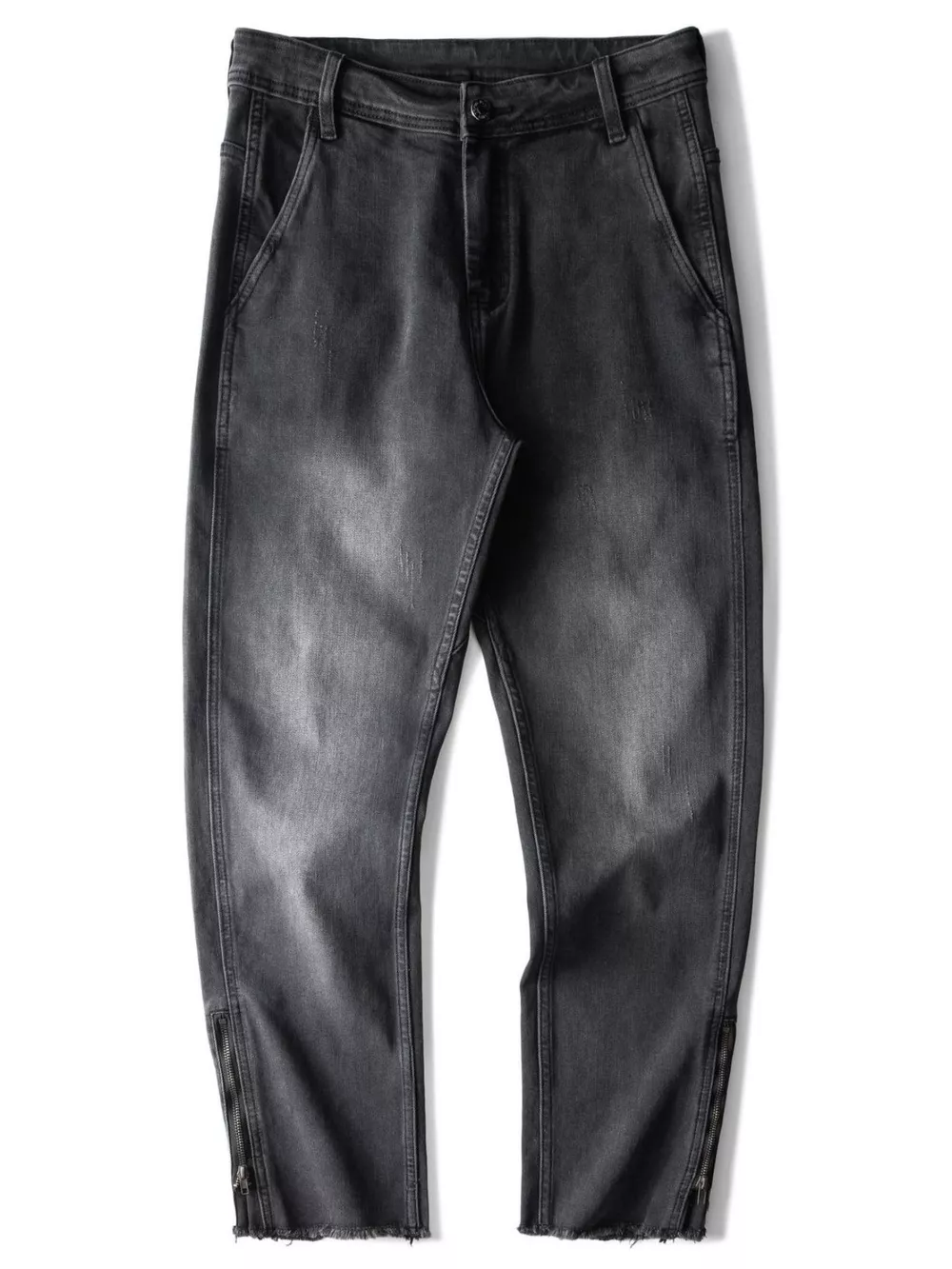 Men's Vintage Raw Hem Jeans, image 7