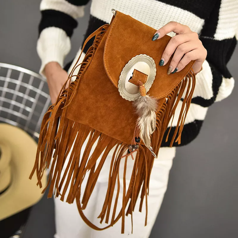 Fringe Tassel Crossbody Bag, image 5