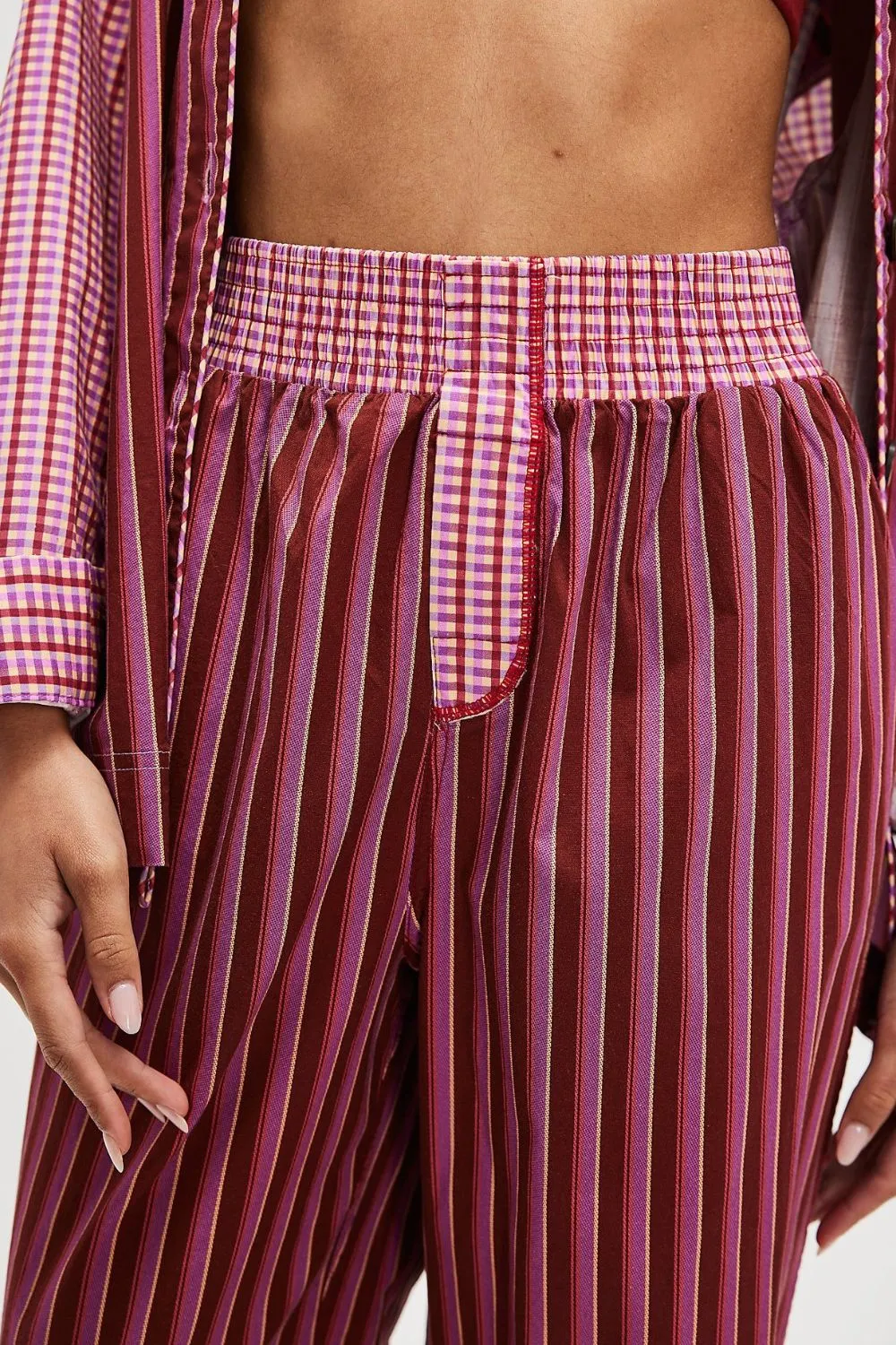 Striped Wide Leg Pants, image 2