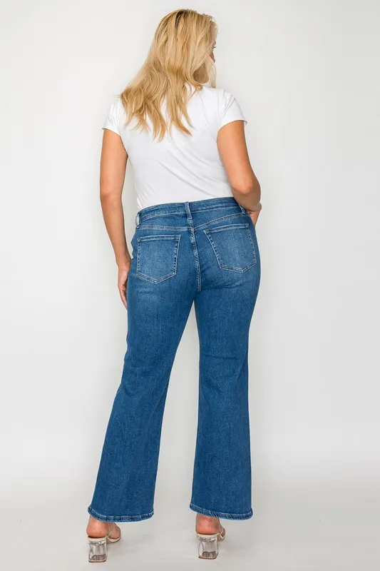 Full Size Cat's Whiskers Mid Rise Ankle Jeans, image 8