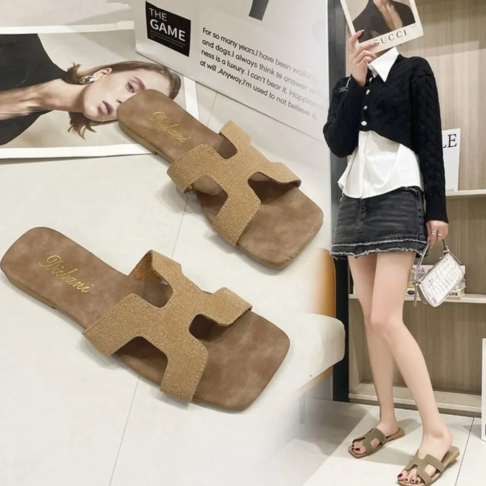 Open Toe Flats Sandals, image 3